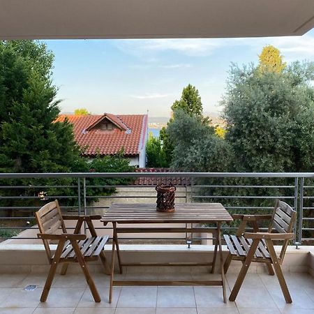 Seaside One-Bedroom On Chalkis Kültér fotó