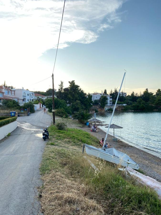 Seaside One-Bedroom On Chalkis Kültér fotó